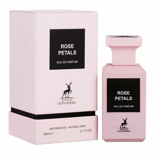 Maison alhambra rose petals eau de parfum 80ml vaporizador