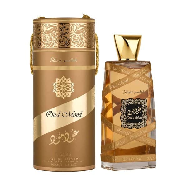 Lattafa oud mood elixir eau de parfum 100ml vaporizador