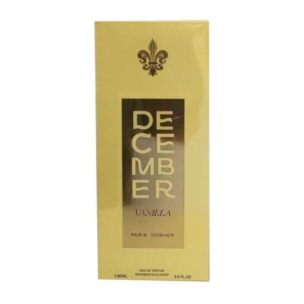 Paris corner december vanilla eau de parfum 85ml vaporizador