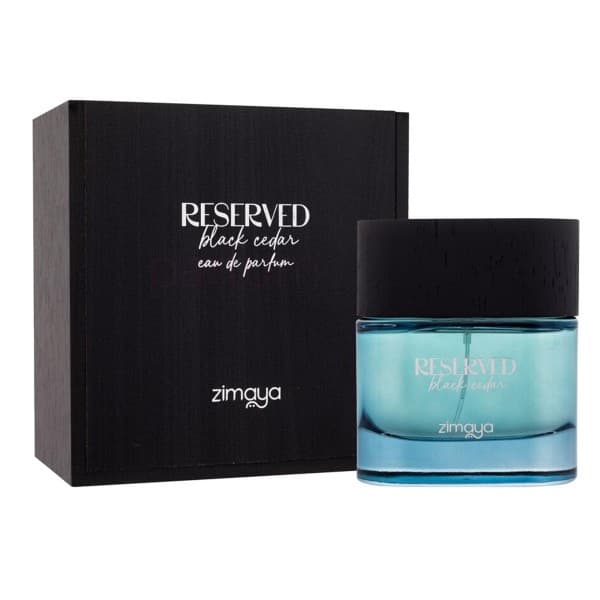 Zimaya reserved black cedar eau de parfum 100ml vaporizador
