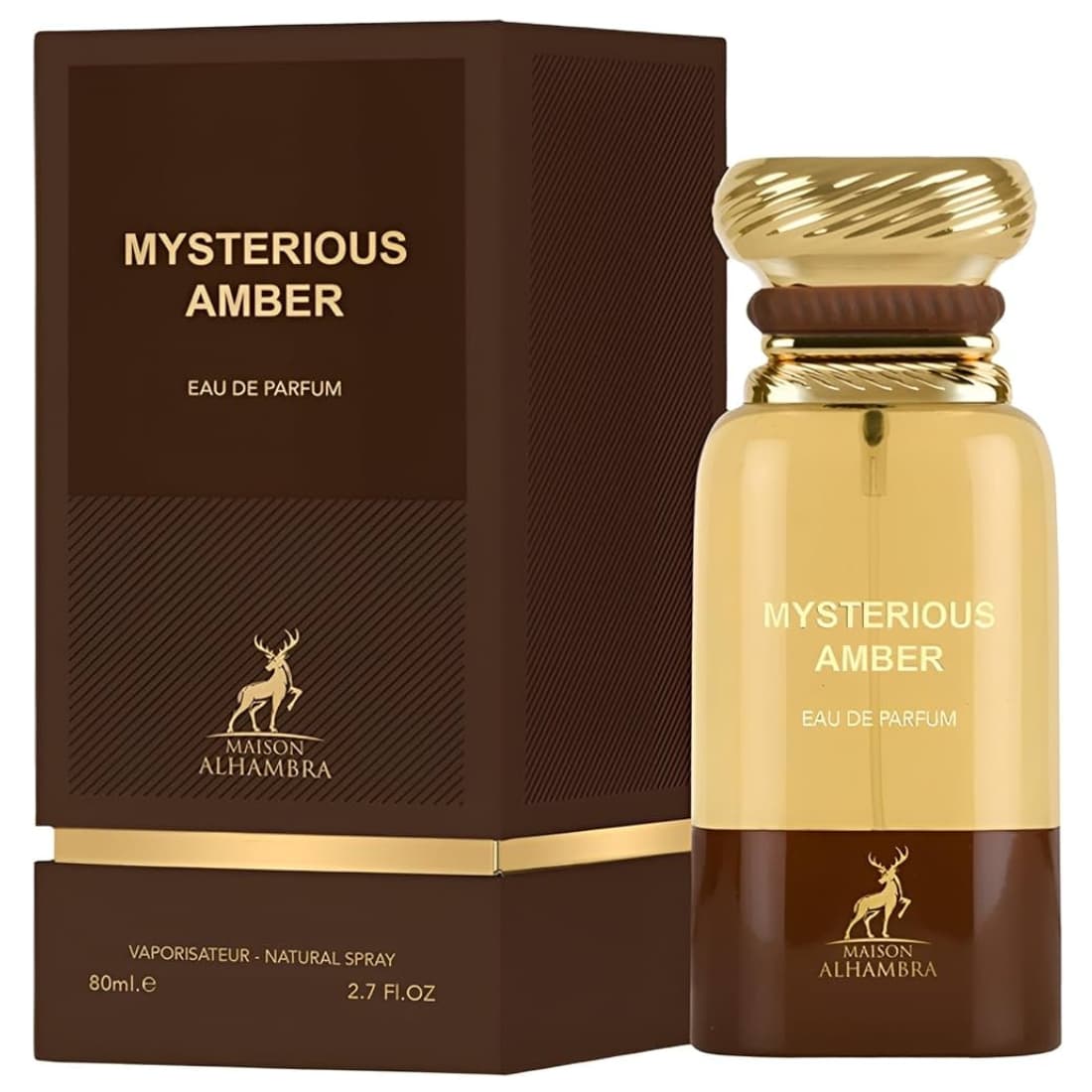 Maison Alhambra Mysterious Amber Unisex EDP 80ml